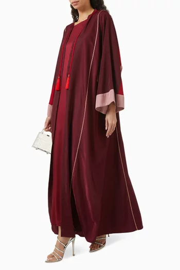 2-piece Abaya & Dress Set in Cotton