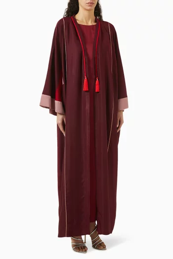 2-piece Abaya & Dress Set in Cotton
