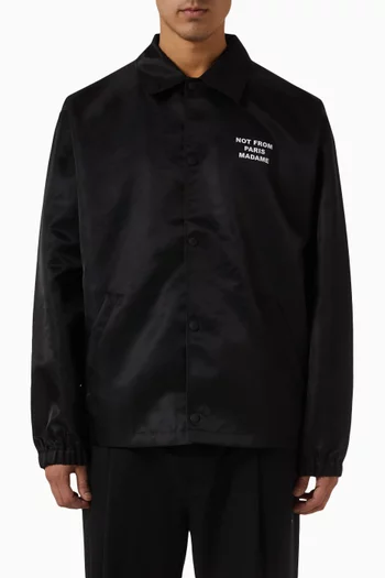 La Veste Slogan Jacket in Nylon