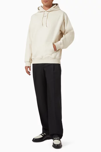 Le Hoodie Slogan Classique in Cotton