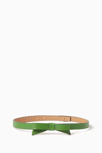 Bow Belt in Leather