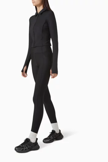 x Mona Kattan Dalia High-waisted Leggings