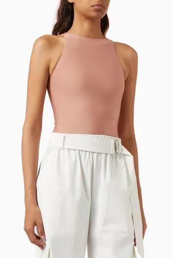 High-neck Bodysuit