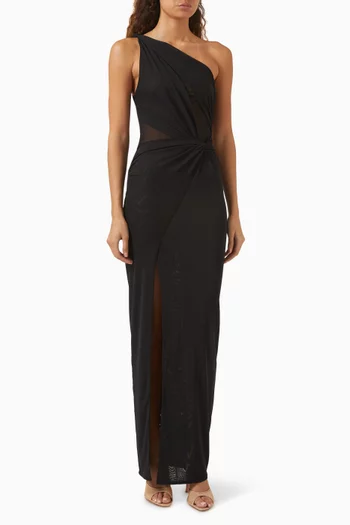 Rebound One-shoulder Maxi Dress