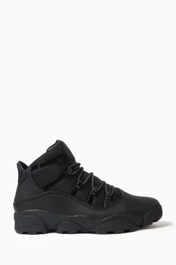 Winterized 6 Rings Boots in Leather