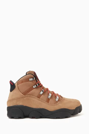 Winterized 6 Rings Boots in Leather