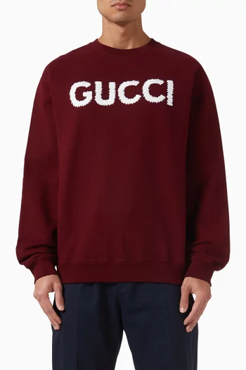 Logo Embroidered T-shirt in Cotton