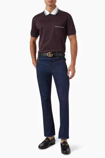 GG Polo Shirt in Technical-jersey