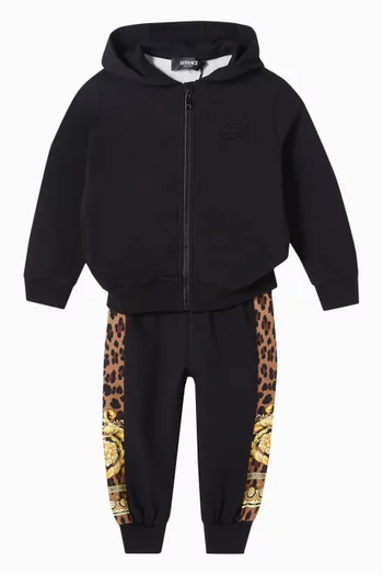 Barocco Zip Hoodie in Fleece