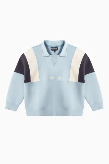 Colourblock Sweatshirt in Cotton