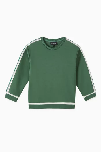 Tape EA Sweatshirt in Cotton-jersey