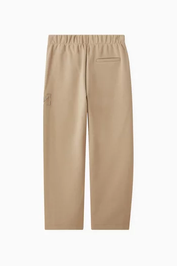 Straight-leg Sweatpants in Jersey