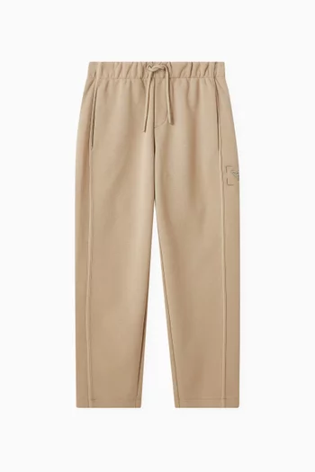 Straight-leg Sweatpants in Jersey
