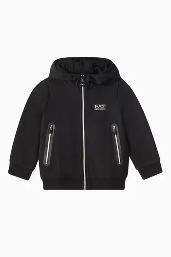 Logo Hoodie in Cotton