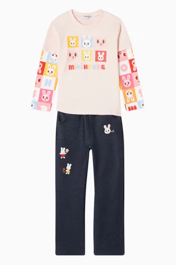Logo Blocks Long-Sleeve Shirt