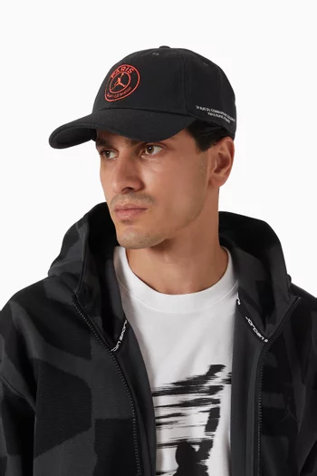 PSG Club Jordan Football Cap in Cotton-blend