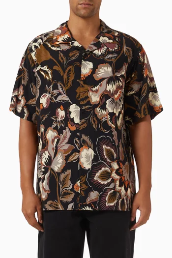 Didcot Winter Botanical Shirt in Viscose