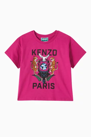 Graphic Print T-shirt in Organic Cotton
