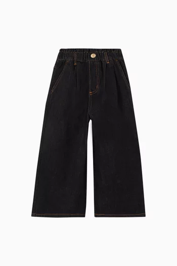 Wide-leg Jeans in Cotton