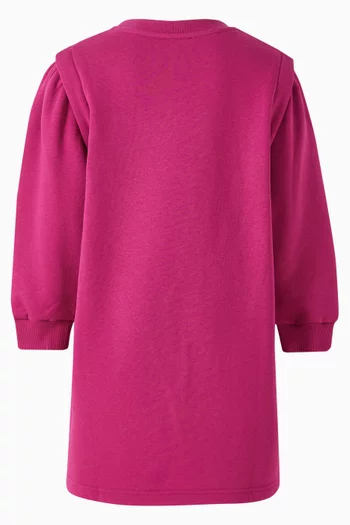 Tiger-logo Sweatshirt Dress in Cotton