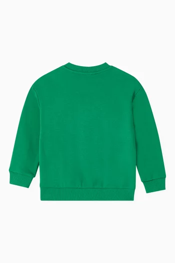 Tiger Logo Sweatshirt in Fleece