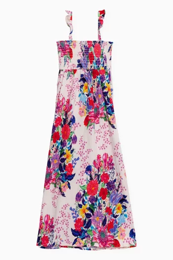 Danna Dress in Stretch Cotton