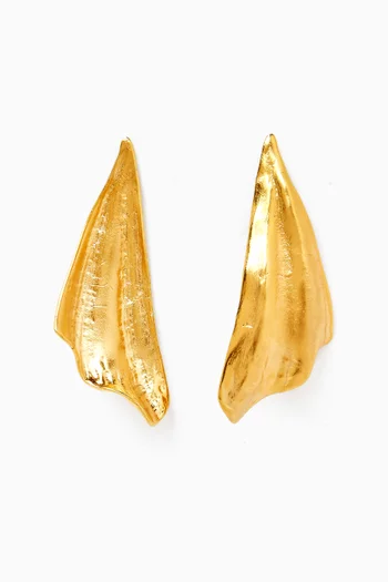 Thalassa 2.0 Earrings in 24kt Gold-plated Brass