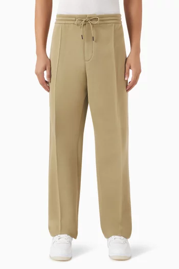Pin Tuck Tailored Sweatpants in Fleece