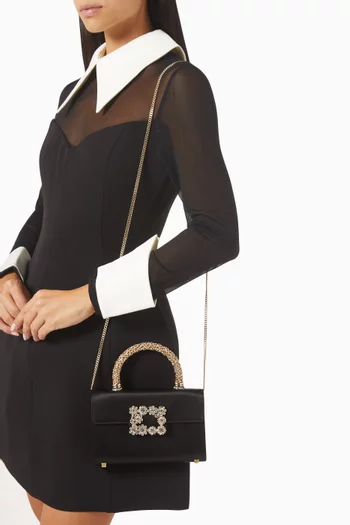 Mini Jewel Efflorescence Bag in Satin