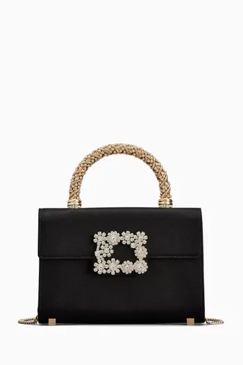 Mini Jewel Efflorescence Bag in Satin