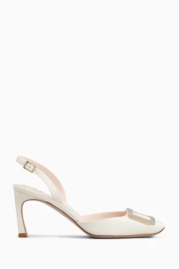 Trompette 70 Slingback Pumps in Patent Leather