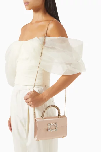 Mini Jewel Efflorescence Bag in Satin