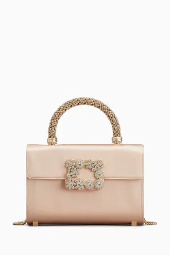 Mini Jewel Efflorescence Bag in Satin
