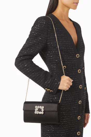 Efflorescence Clutch in Satin