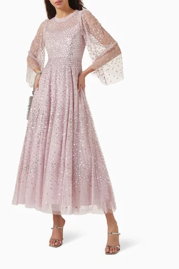 Sequin-embellished Gown in Tulle