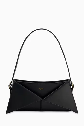Belt Baguette Bag in Leather
