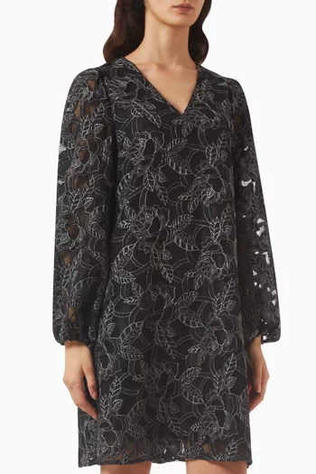 Yassigga Mini Dress in Jacquard
