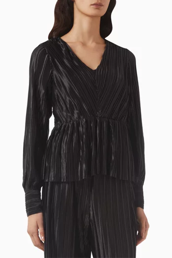 Yasstoma Peplum Top in Recycled Polyester