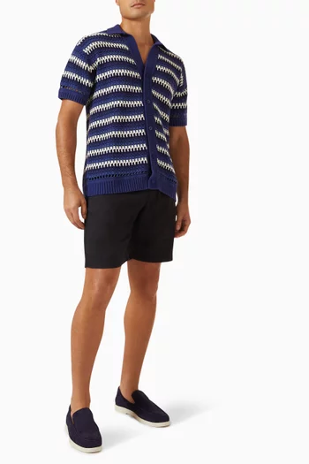 Pinto Cardigan in Crochet Knit