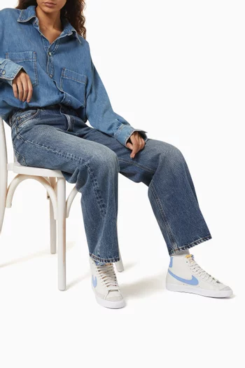 Blazer Mid '77 Vintage Sneakers in Leather