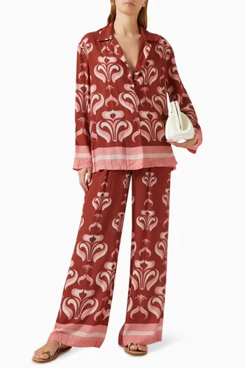 Vintage Lily Shirt in Silk