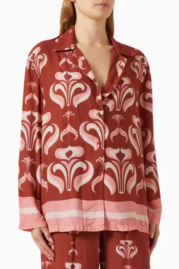 Vintage Lily Shirt in Silk