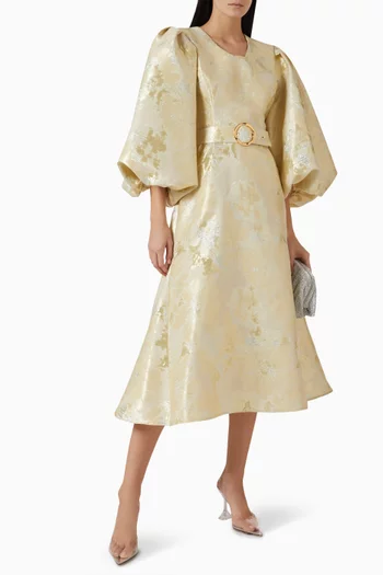 Floral Belted Dress