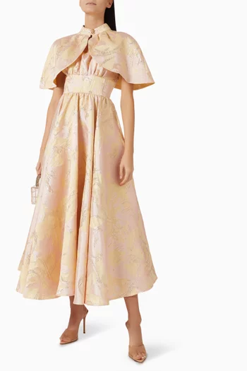 Cape Maxi Dress
