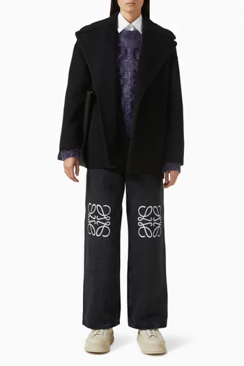 Short Coat in Wool