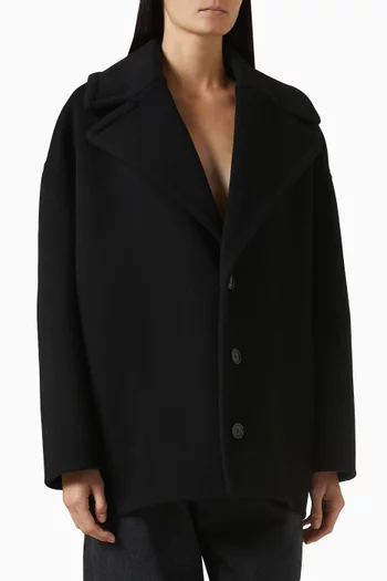 Short Coat in Wool