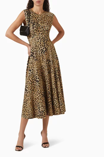 Grace Midi Dress in Stretch Poly Lycra