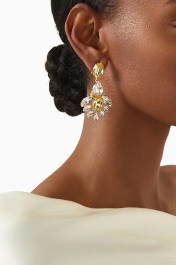 Gabriella Earrings in Gold-plated Brass