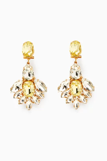 Gabriella Earrings in Gold-plated Brass