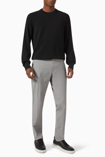 Micro-structured Sweater in Cotton